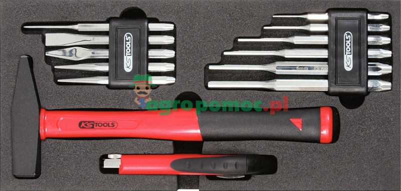 KS Tools Młotek i wybijak - zestaw | zdjęcie nr 1