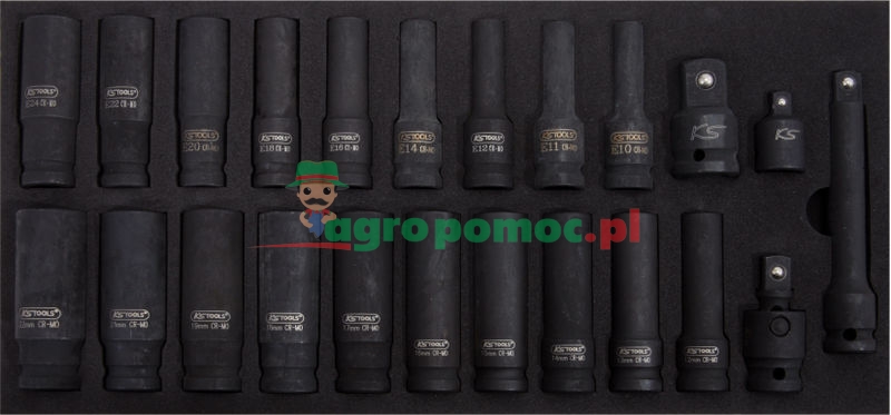 KS Tools Nasadki udarowe - zestaw 1/2 | zdjęcie nr 1