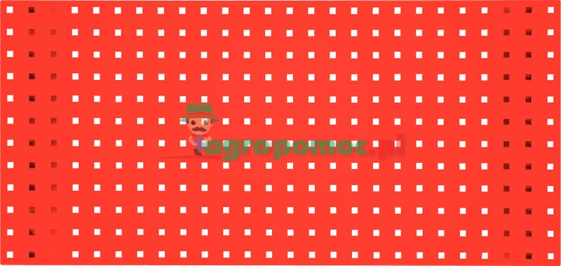 KS Tools Płyta perforowana-czerwona, 500x450mm | zdjęcie nr 1