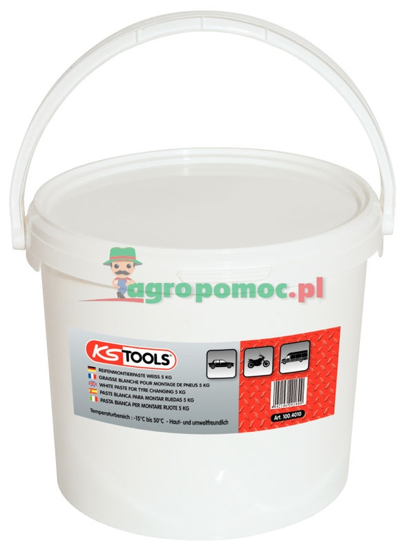 KS Tools Reifenmontagepaste 5 kg, weiß | zdjęcie nr 1
