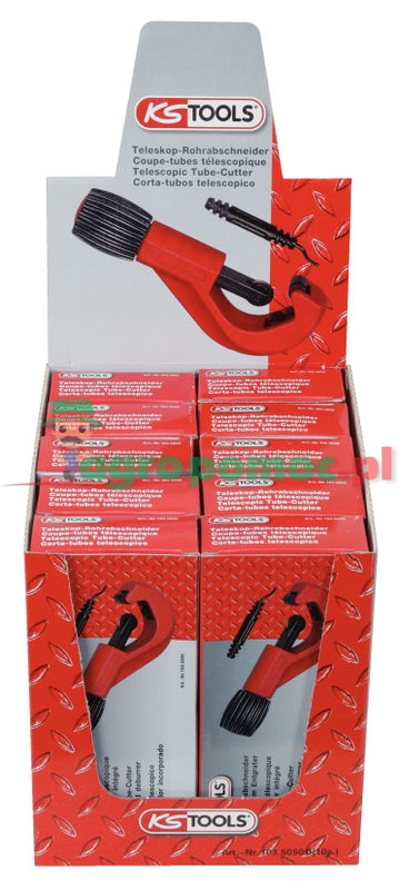 KS Tools Teleskop-Rohrabschneider-Display 3-42mm, 10-tlg. | zdjęcie nr 1