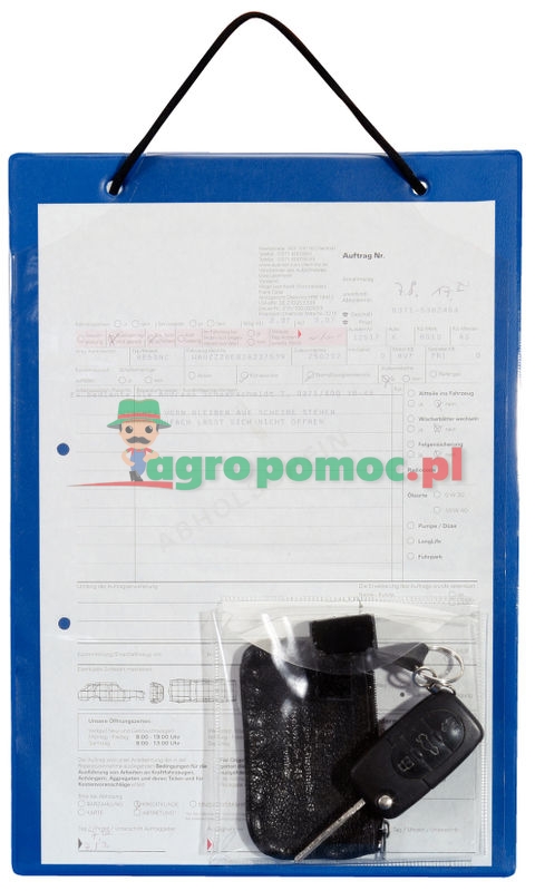 KS Tools Werkstatt-Auftragstasche DIN A4 mit Schlüsseltasche, blau | zdjęcie nr 1