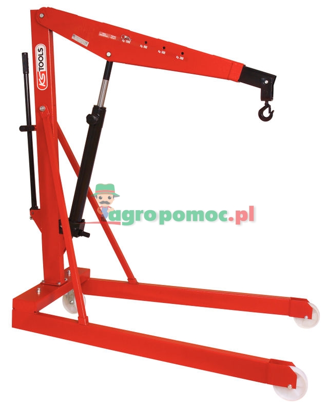 KS Tools Werkstattkran mit feststellbarem Gestell, 1000kg | zdjęcie nr 1