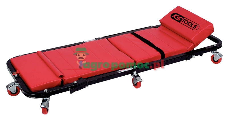 KS Tools Werkstattliege und Klappsitz, 1200x460mm | zdjęcie nr 1
