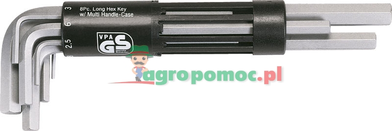 KS Tools Wkrętak kątowy do śrub z wewn. sześciokątem-zestaw | zdjęcie nr 1