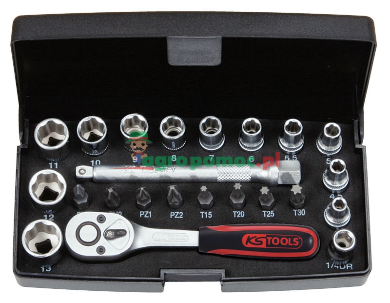 KS Tools Zestaw kluczy nasadowych i bitów | zdjęcie nr 1