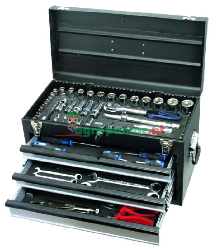 KS Tools Zestaw narzędzi 1/4" + 1/2" | zdjęcie nr 1