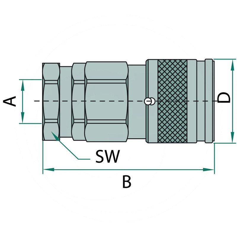 Gniazdo płaskie Faster 2FFN 38 GAS F | FFH06 38GAS F | zdjęcie nr 2