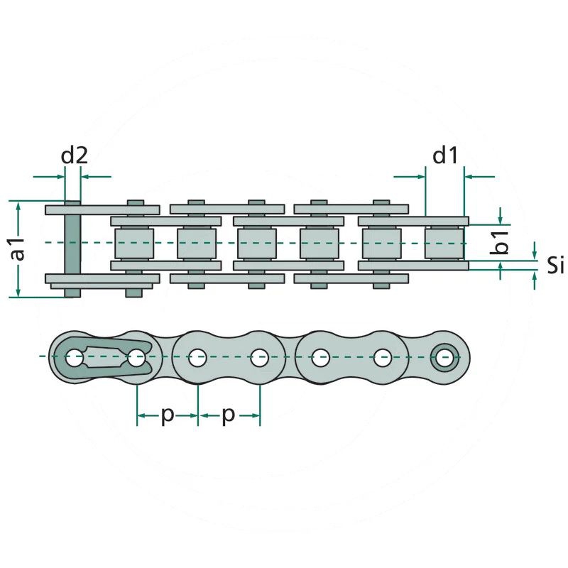 Rexnord Łańcuch rolkowy | zdjęcie nr 2