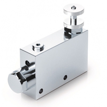 Trójdrogowy regulator przepływu G1/2 z kompensacją ciśnienia | DWST-P-08