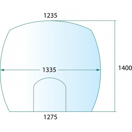 Szyba przednia Fendt | G931812041010
