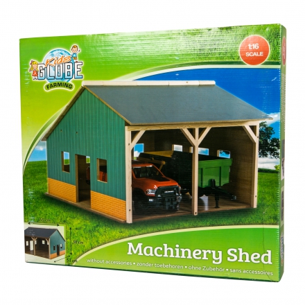 Kids Globe Szopa drewniana na traktor