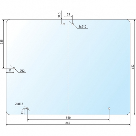Szyba tylna | 182027A2