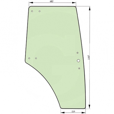 Szyba drzwi prawa | 53369093