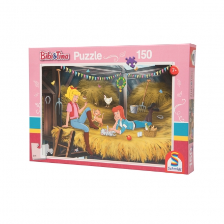Schmidt Puzzle, Bibi i Tina wśród siana, 150 elementów