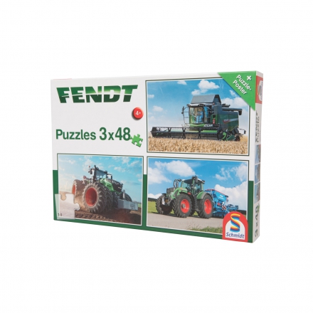 Puzzle, Fendt 1050 Vario / 724 Vario / 6275L, Schmidt 3 x 48 elementów