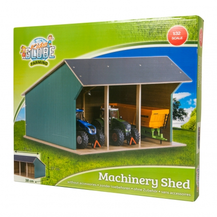 Kids Globe Drewniana szopa na ciągniki