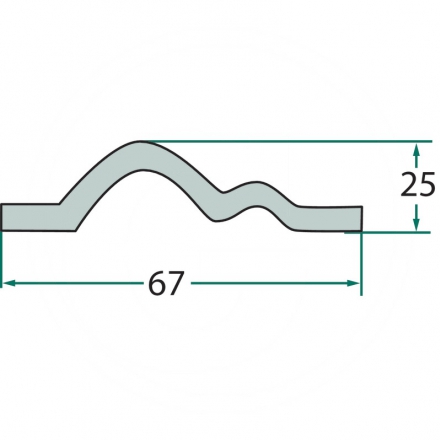  Listwa przenośnika podłogowego | 6115650207