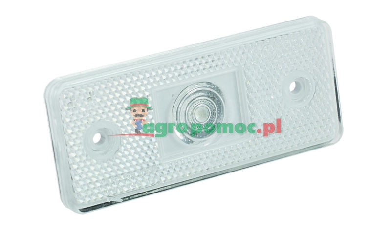 AGTECH Lampa zespolona obrysowa przednia W17d 12-24V | 105P / WAŚ