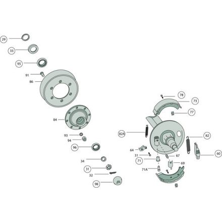 BPW Pierścień oporowy