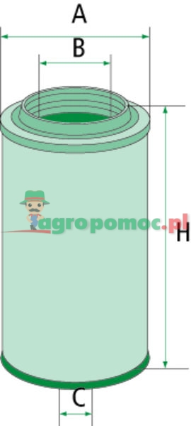 Filtr powietrza | 5011325