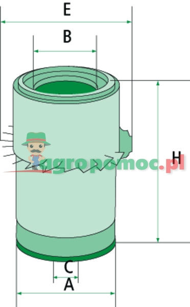 Filtr powietrza | 9207214