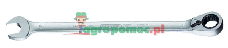 GEDORE Klucz szczękowy z grzechotką przełączalną wersja b. długa | 7 UR XL 22