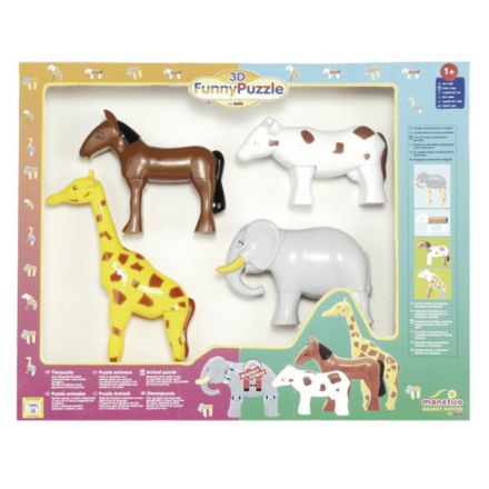 Klein Puzzle magnetyczne ze zwierzętami