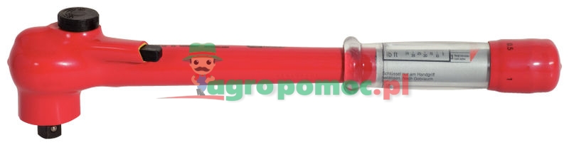 KS Tools 1/2" Isolierter Drehmomentschlüssel mit Umschalt-Ratschenkopf, 5-50Nm