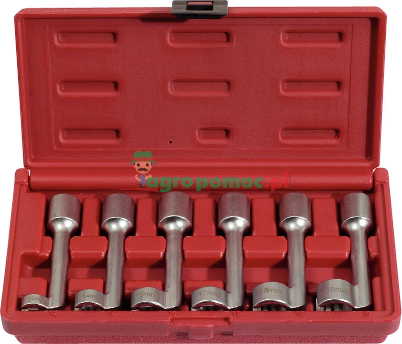 KS Tools 1/2" Offener Ring-Steckschlüssel-Satz, 6-tlg., 12-19mm