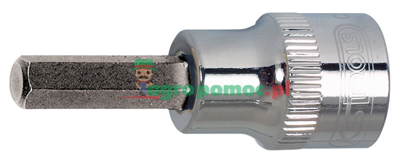 KS Tools 1/4" CHROMEplus® Bit-Stecknuss für Innensechskant-Schrauben, 1/4"
