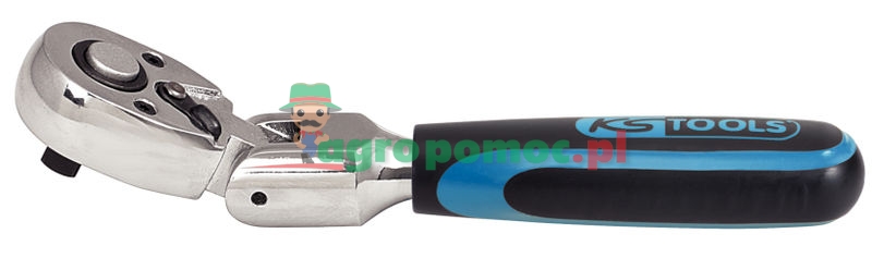 KS Tools 1/4" CHROMEplus® Gelenk-Umschaltknarre, 72 Zahn