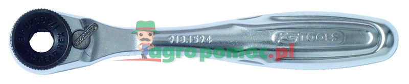 KS Tools 1/4" Grzechotka przełączalna bitów, 72-krotne uzębienie