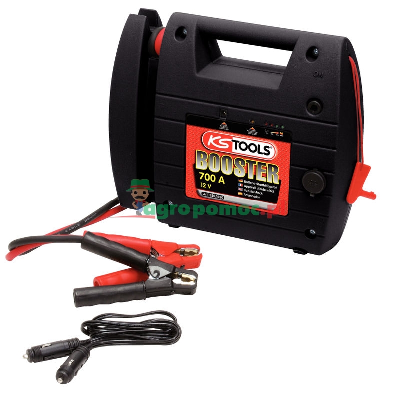 KS Tools 12 V Batterie-Booster-mobiles Starthilfegerät 700 A