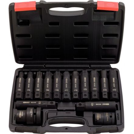 KS Tools 3/4"+1" Kraft-Wechselbit-Satz, 16-tlg.