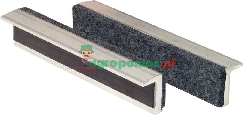 KS Tools Aluminium-Schraubstock-Schonbacken mit Filzbesatz, 120mm