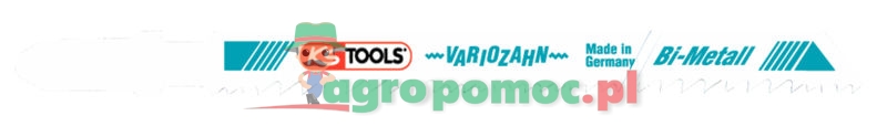 KS Tools Bi-Metall-Stichsägeblatt AEG, Bosch, Metabo, L=132mm, 1,8-2,5mm, 5er Pack