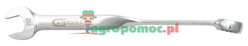 KS Tools CHROMEplus® Twist-Ringmaulschlüssel, abgewinkelt, 8mm