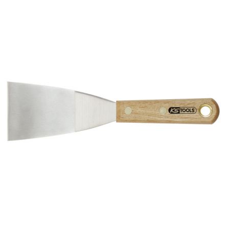 KS Tools Edelstahl-Spachtel, 63mm, mit Holzgriff