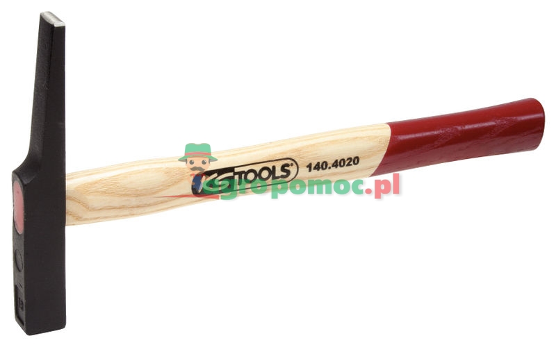 KS Tools Elektrikerhammer, französische Form mit Eschestiel, 200g