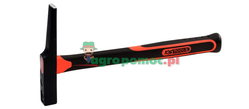 KS Tools Elektrikerhammer, französische Form mit Fiberglasstiel, 200g