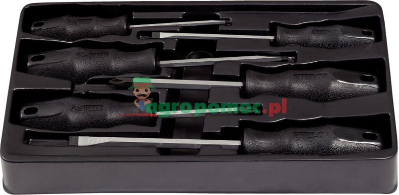 KS Tools ERGOTORQUE® Schraubendreher-Satz, 6-tlg., PH+Schlitz