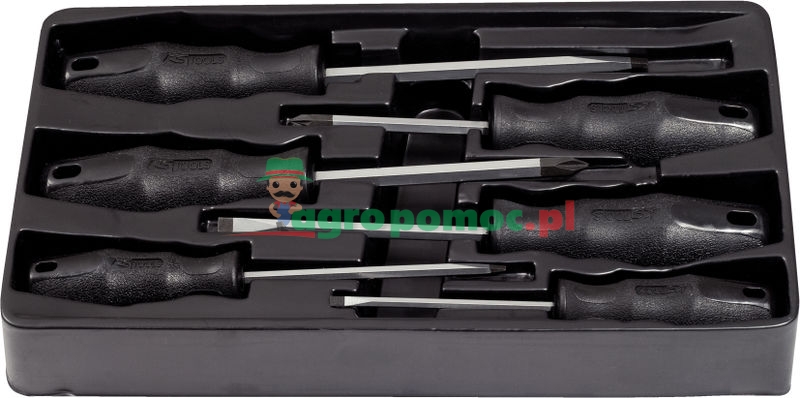 KS Tools ERGOTORQUE® Schraubendreher-Satz, 6-tlg.PZ+Schlitz
