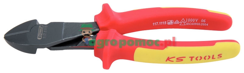 KS Tools ERGOTORQUE® VDE Kraft-Seitenschneider, 200mm