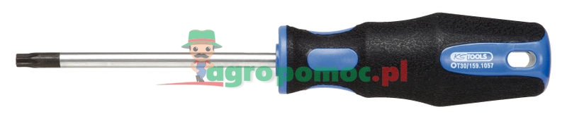 KS Tools ERGOTORQUEplus® Schraubendreher für TX-Schrauben mit Stirnlochbohrung, TB15
