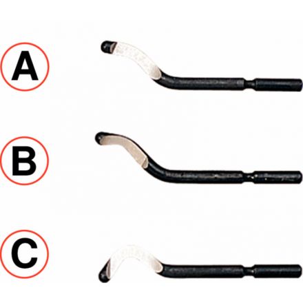 KS Tools Ersatzklinge für Entgrater, HSS E 200