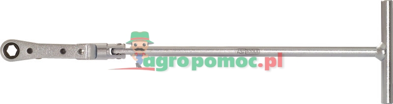 KS Tools Glühkerzen-T-Griff-Ringratschen-Hubknarre, 8mm