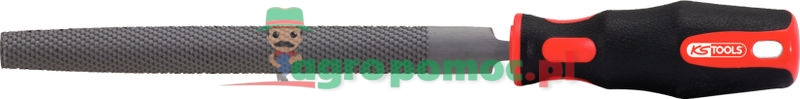KS Tools Halbrund-Feile, DIN 7261, Form E, 200mm, Hieb3