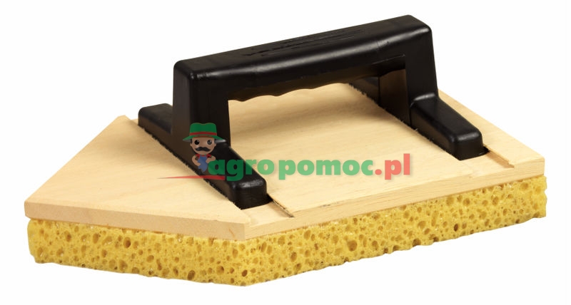 KS Tools Holz-Reibebrett, spitz mit Schwamm, 180x270mm