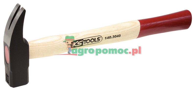 KS Tools Klauenhammer, französische Form mit Eschestiel, 300g